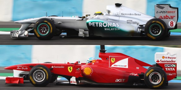 Ferrari vs mercedes #5